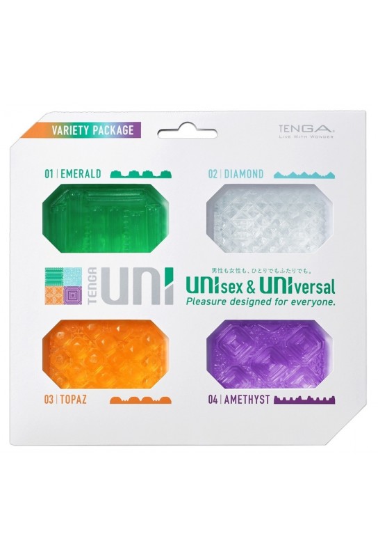 Pack de 4 Gaines de masturbation Uni Tenga 