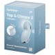 Stimulateur de Clitoris Tap & Climax 2 Bleu Clair 