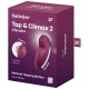 Stimulateur de Clitoris Tap & Climax 2 Framboise 