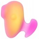 Stimulateur de Clitoris Kiss Orange et Rose 