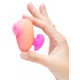 Stimulateur de Clitoris Kiss Orange et Rose 