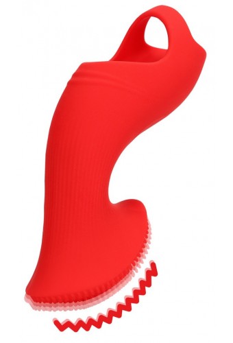 Gaine de Doigt Vibrante Lever de soleil rouge 