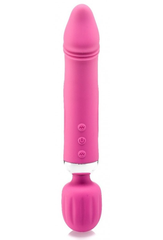 Vibro Wand Double Fun 17.5 x 4.5cm Rose 