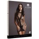 Robe sexy Net Contrast Noir 