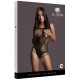 Body Contrast Net Teddy Noir 