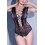 Body ouvert Léonie - Noir