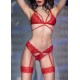 Ensemble 4 pièces Ambréa - Rouge 