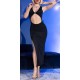 Robe longue Kinga - Noire 