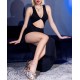 Robe longue Kinga - Noire 