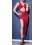 Robe longue Kinga - Rouge
