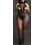 Combinaison ouverte Grande Taille Eryn - Noir