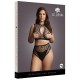 Ensemble résille Grande Taille Alya - Noir 