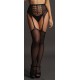 Collant ouvert taille haute Eyleen - Noir 