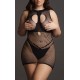 Robe Grande Taille DUO NET OPEN CUP - Noir 