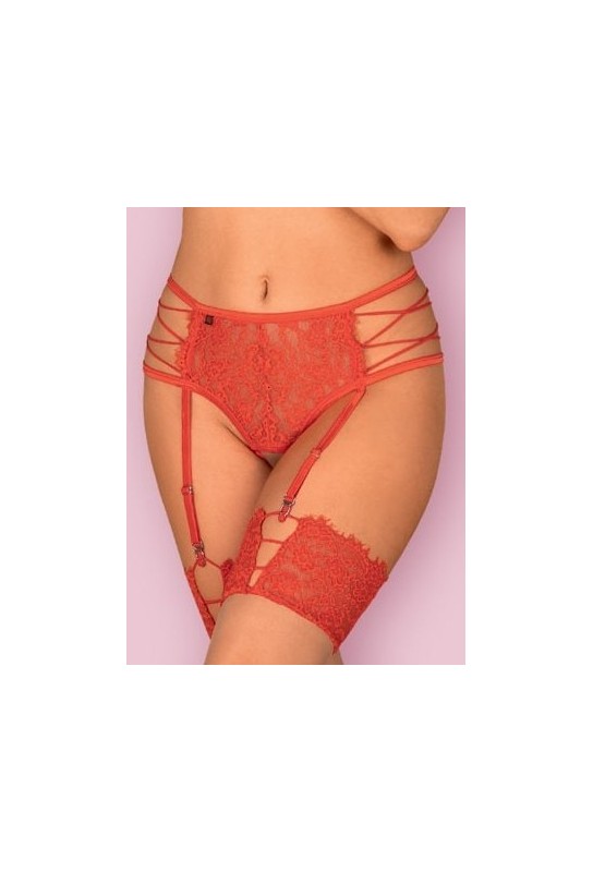 Porte-jarretelles Rediosa Rouge 