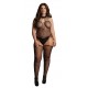 Body Porte-Jarretelles CHOKER FISHNET Noir 