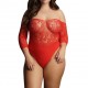 Body CROTCHLESS Rouge 