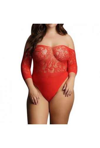 Body CROTCHLESS Rouge 