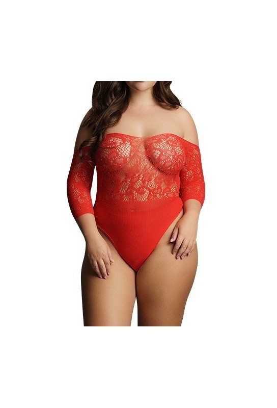Body CROTCHLESS Rouge 