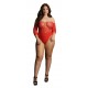 Body CROTCHLESS Rouge 