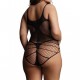 Body Grande Taille CONTRAST NET Noir 