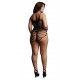 Body Grande Taille CONTRAST NET Noir 