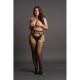 Collants à jarretelles Résille PANTYHOSE NET Noirs 