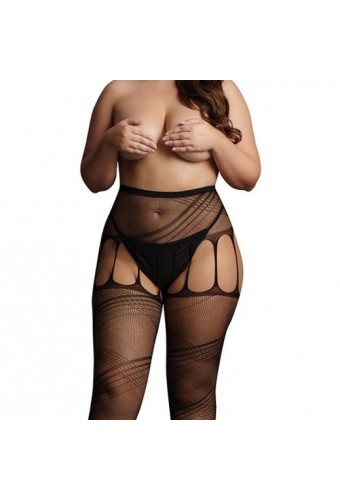 Panty CROTCHLESS CUT-OUT Noir 