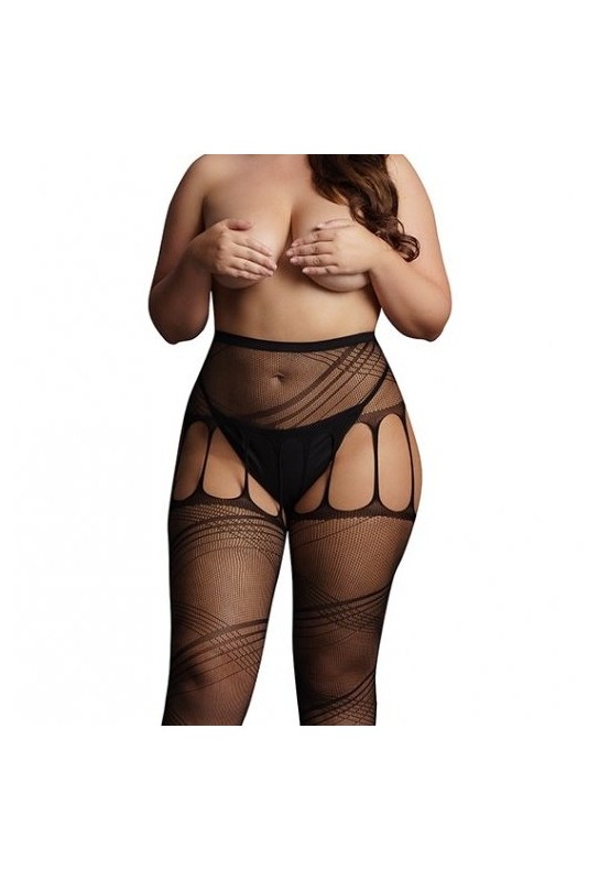 Panty CROTCHLESS CUT-OUT Noir 