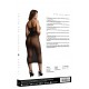 Robe Résille Grande taille HIGH NECK Noire 
