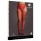 Collants à jarretelles RHINESTONE Rouges 