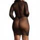 Robe sexy Grande Taille LONG SLEEVE Noire 