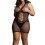 Robe sexy Grande Taille PEEK-A-BOO Noire