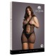 Robe sexy Grande Taille PEEK-A-BOO Noire 