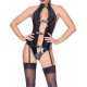 Body Porte-Jarretelles VINYL BODY Noir 