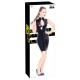 Robe Vinyl Dress Lacing Noire 