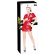 Tenue Infirmière Vinyl Nurse Rouge 