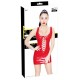 Robe Vinyl Dress Rope Rouge 
