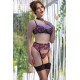 Ensemble Florissa 4 pièces Noir-Rose 