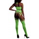 Ensemble Bustier Dos nu et Porte-Jarretelles 2 Pièces Vert Fluo 