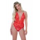 Body Deep-V Lace Rouge 