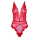 Body Deep-V Lace Rouge 