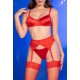 Ensemble Soreya 4 Pièces Rouge 