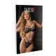 Ensemble Soutien-Gorge String Fishnet Noir 