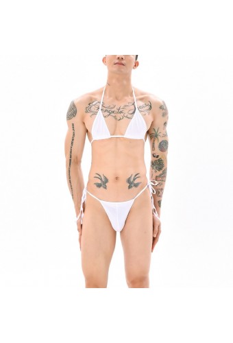 Ensemble Mankini Sumiro 2 Pièces Blanc 