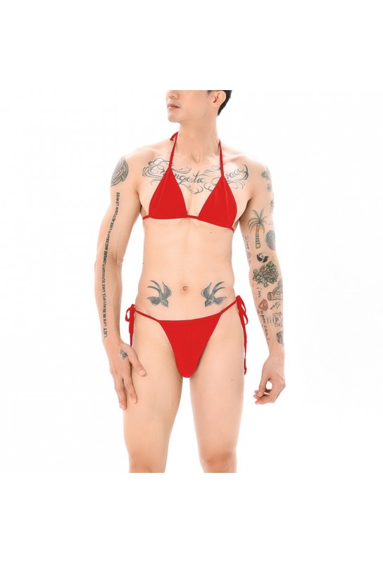 Ensemble Mankini Sumiro 2 Pièces Rouge 