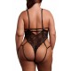 Body Dentelle Grande Taille Sandra Noir 