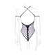 Body String Ouvert Grande Taille Leda Noir 