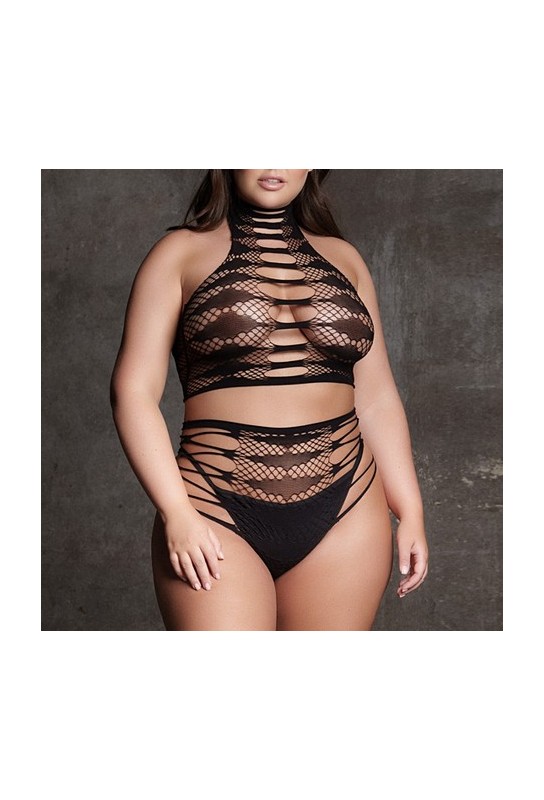 Ensemble 2 Pièces Grande Taille Carpo Noir 