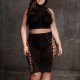 Ensemble 2 Pièces Grande Taille Kala Noir 